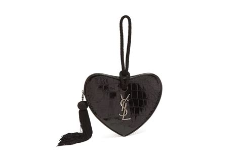 ysl heart shaped clutch|ysl clutch women.